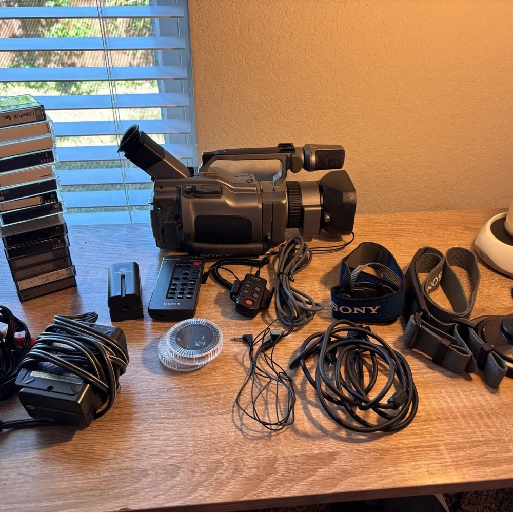 Sony Gray Camcorder Set with Accessories